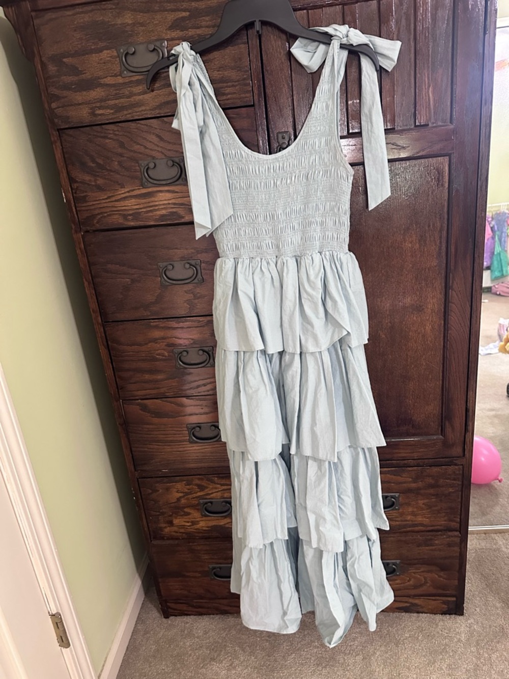 NWT Raphael Tiered Ruffle Midi Sundress - Picture 4 of 7